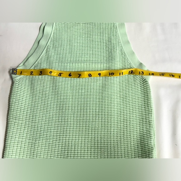 SOLID & STRIPED Pistachio Green CARSON Ribbed Fitted Tank Top size M - Picture 11 of 12